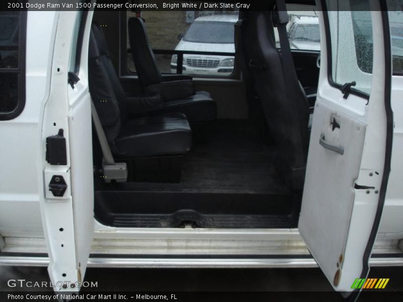 Bright White / Dark Slate Gray 2001 Dodge Ram Van 1500 Passenger Conversion