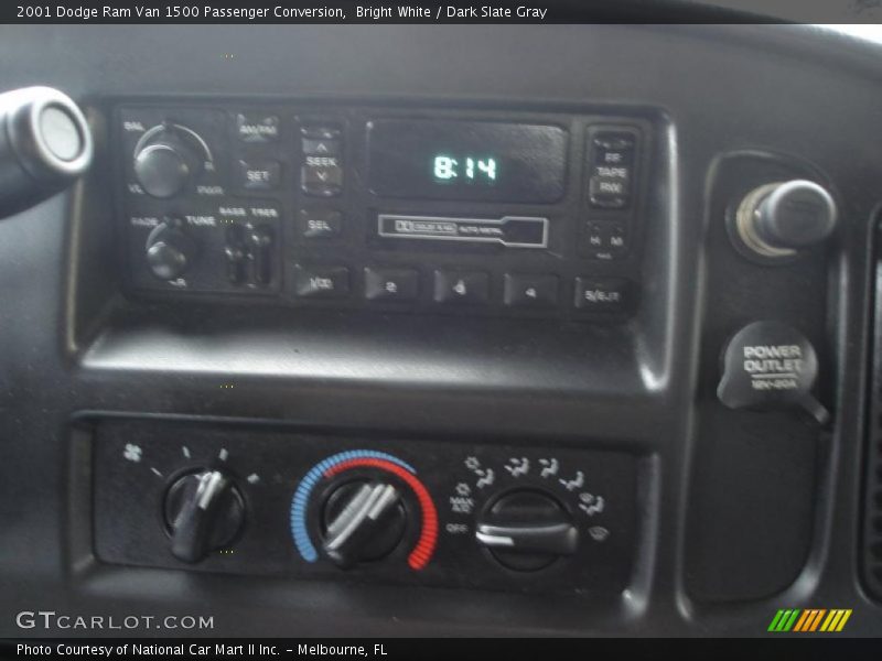 Bright White / Dark Slate Gray 2001 Dodge Ram Van 1500 Passenger Conversion