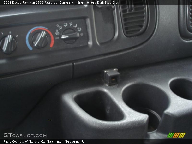 Bright White / Dark Slate Gray 2001 Dodge Ram Van 1500 Passenger Conversion