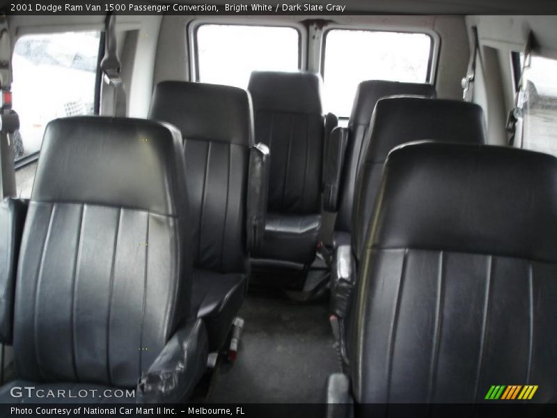 Bright White / Dark Slate Gray 2001 Dodge Ram Van 1500 Passenger Conversion