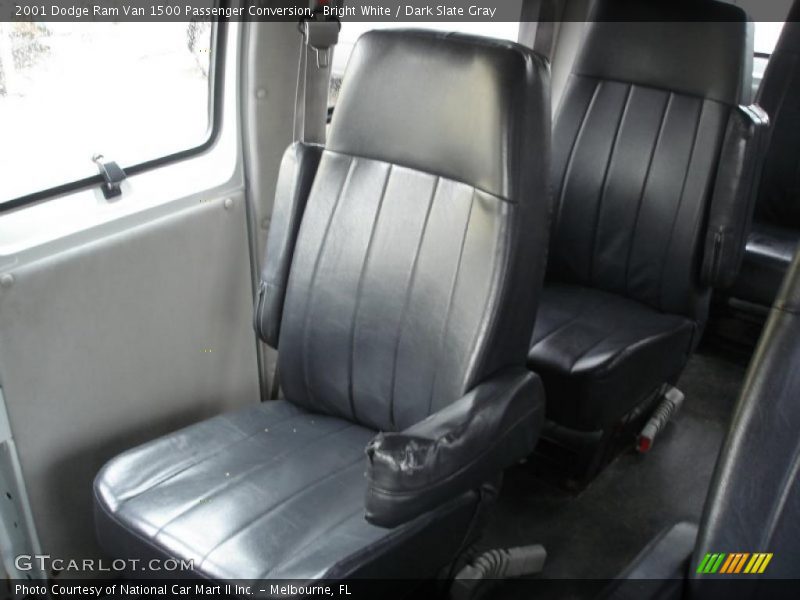 Bright White / Dark Slate Gray 2001 Dodge Ram Van 1500 Passenger Conversion
