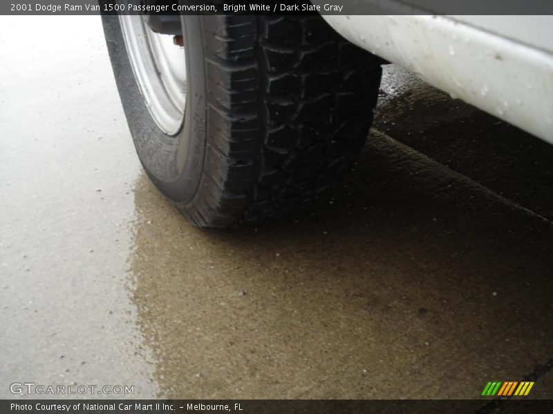 Bright White / Dark Slate Gray 2001 Dodge Ram Van 1500 Passenger Conversion