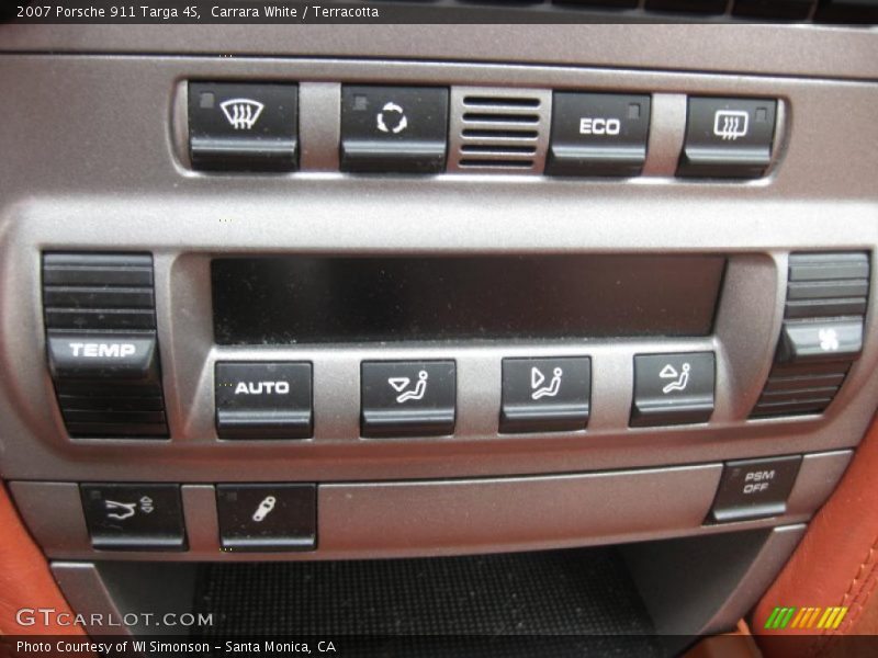 Carrara White / Terracotta 2007 Porsche 911 Targa 4S