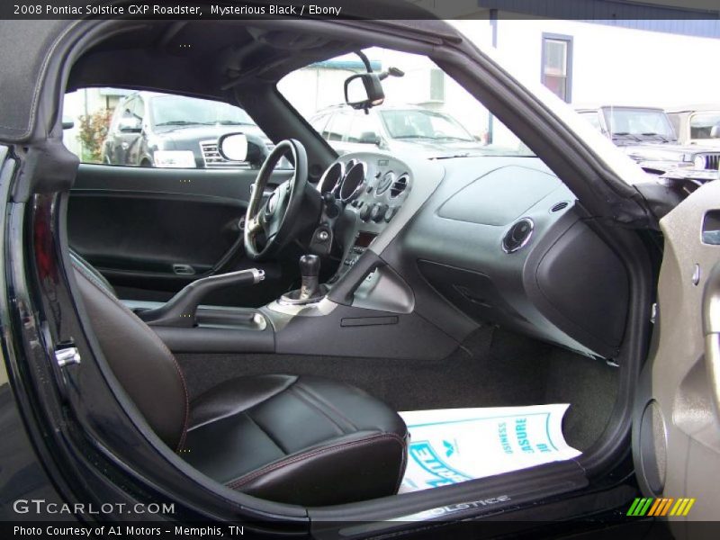 Mysterious Black / Ebony 2008 Pontiac Solstice GXP Roadster