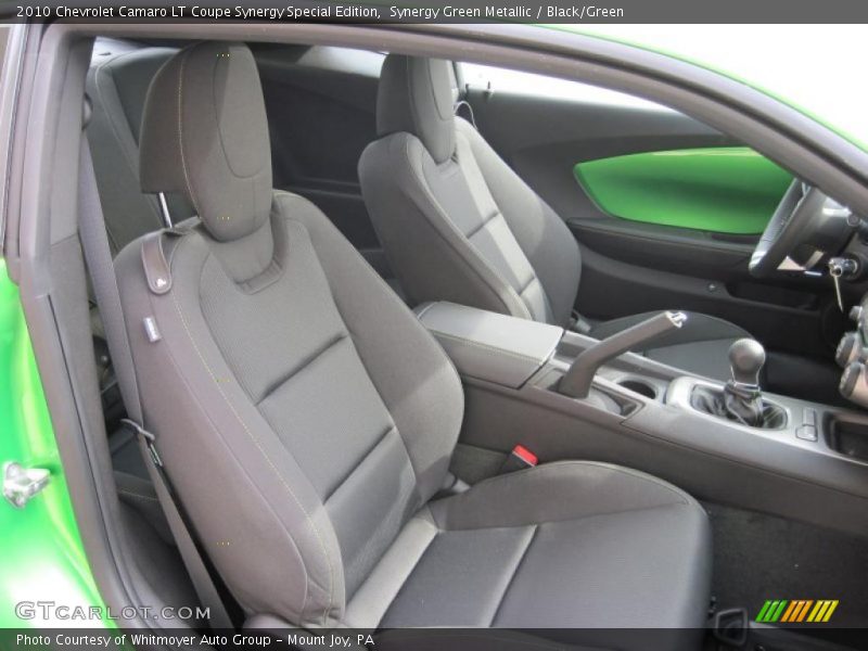 Synergy Green Metallic / Black/Green 2010 Chevrolet Camaro LT Coupe Synergy Special Edition
