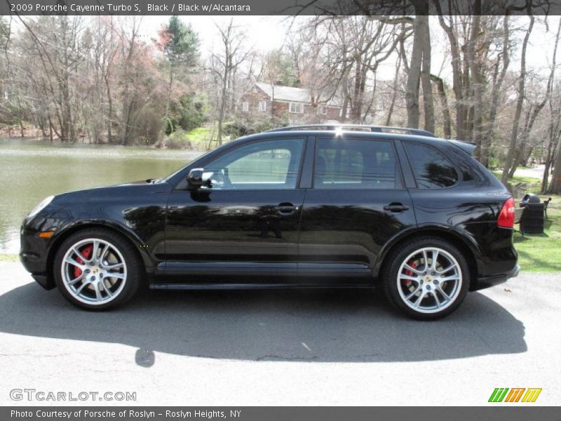 Black / Black w/Alcantara 2009 Porsche Cayenne Turbo S