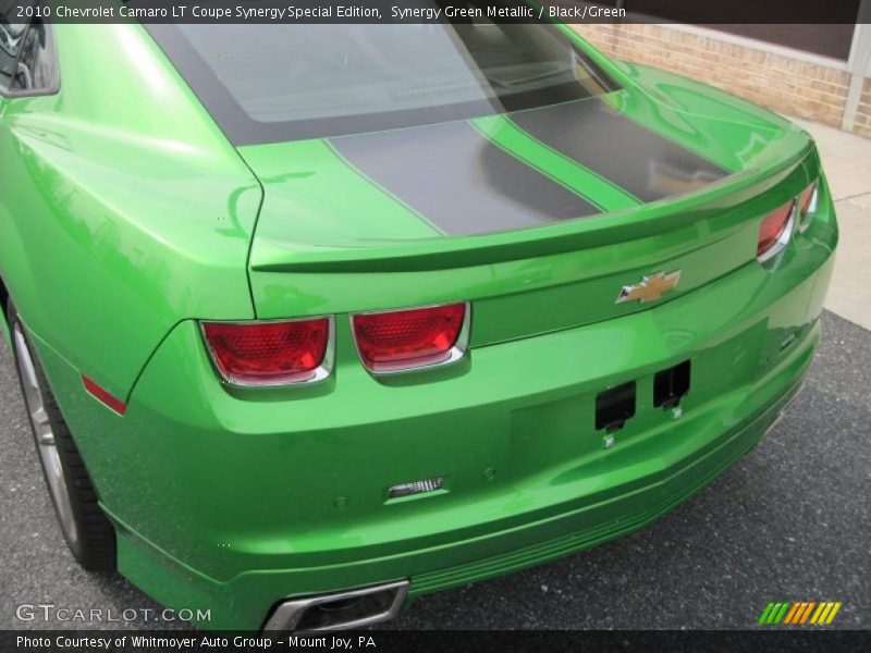 Synergy Green Metallic / Black/Green 2010 Chevrolet Camaro LT Coupe Synergy Special Edition
