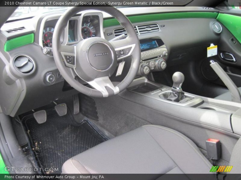 Synergy Green Metallic / Black/Green 2010 Chevrolet Camaro LT Coupe Synergy Special Edition
