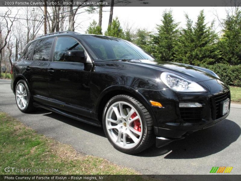 Black / Black w/Alcantara 2009 Porsche Cayenne Turbo S