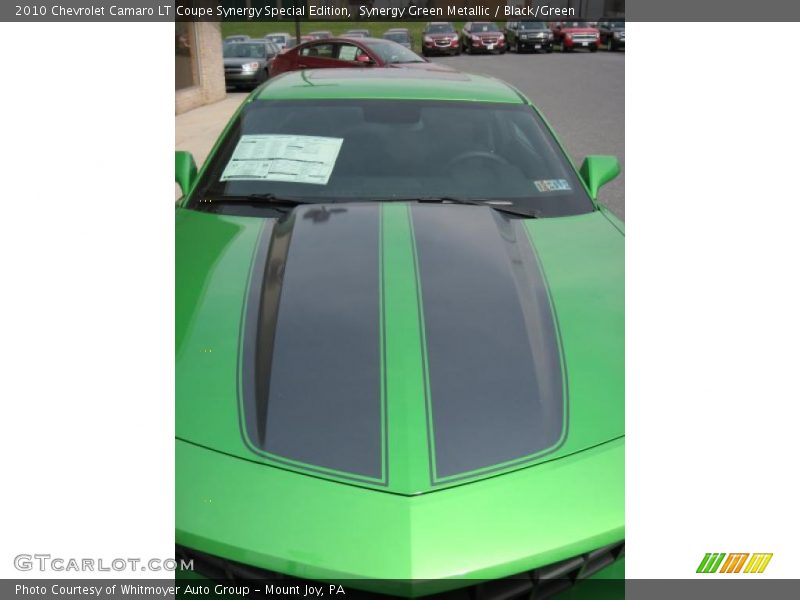 Synergy Green Metallic / Black/Green 2010 Chevrolet Camaro LT Coupe Synergy Special Edition
