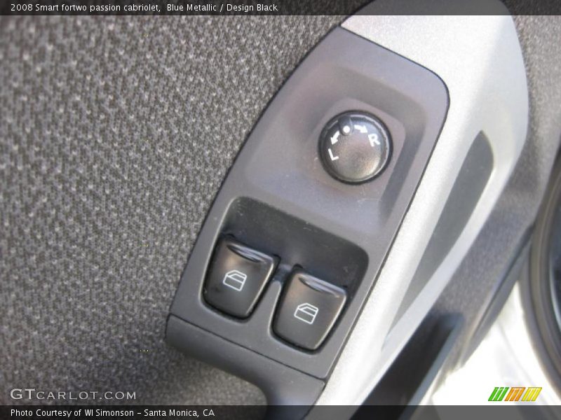 Blue Metallic / Design Black 2008 Smart fortwo passion cabriolet