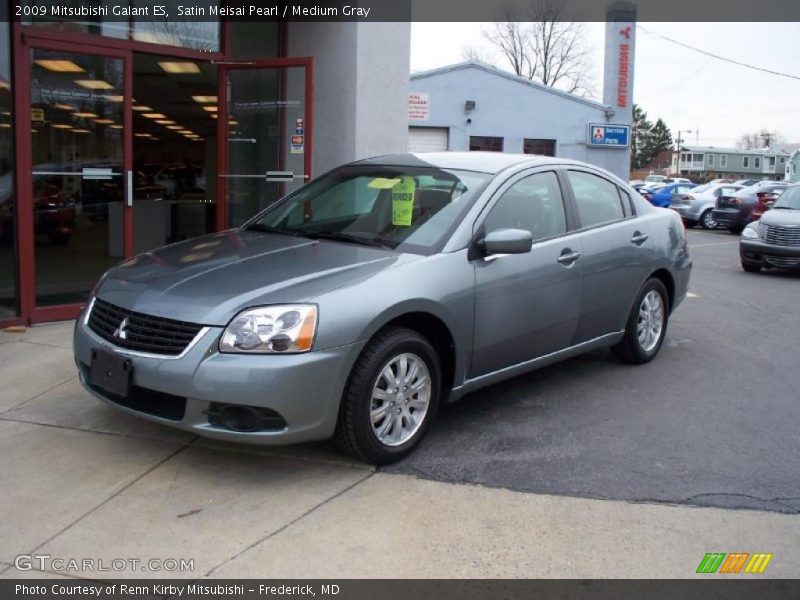 Satin Meisai Pearl / Medium Gray 2009 Mitsubishi Galant ES