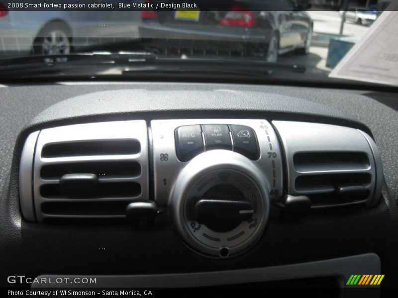 Blue Metallic / Design Black 2008 Smart fortwo passion cabriolet