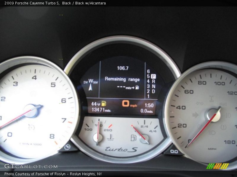 Black / Black w/Alcantara 2009 Porsche Cayenne Turbo S
