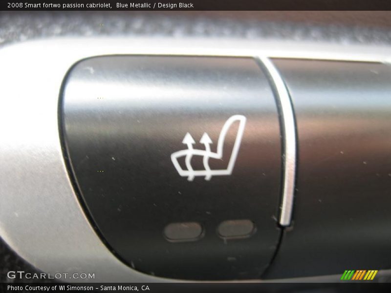 Blue Metallic / Design Black 2008 Smart fortwo passion cabriolet
