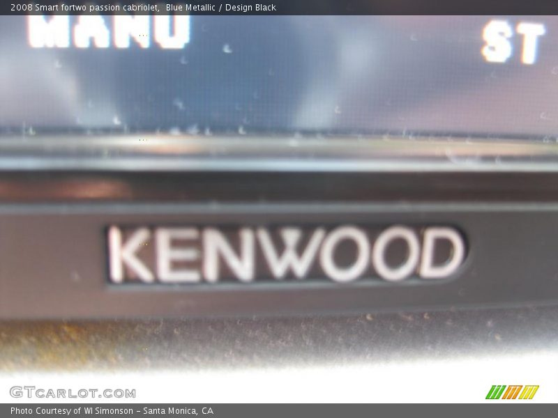 Blue Metallic / Design Black 2008 Smart fortwo passion cabriolet