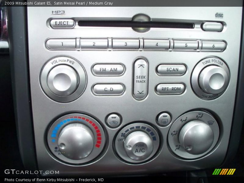 Satin Meisai Pearl / Medium Gray 2009 Mitsubishi Galant ES