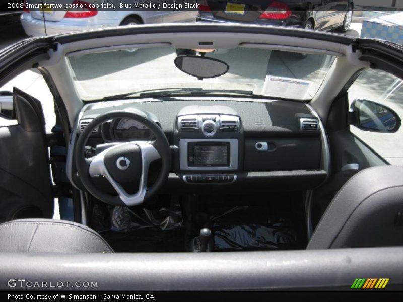 Blue Metallic / Design Black 2008 Smart fortwo passion cabriolet