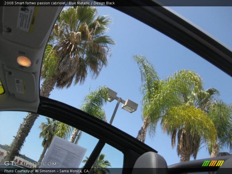 Blue Metallic / Design Black 2008 Smart fortwo passion cabriolet