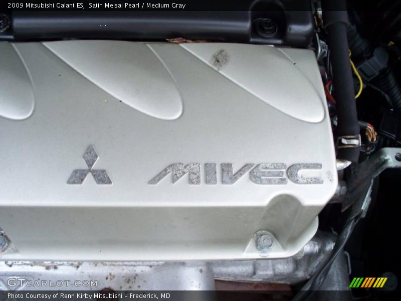 Satin Meisai Pearl / Medium Gray 2009 Mitsubishi Galant ES