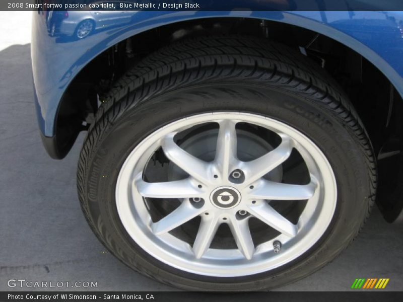 Blue Metallic / Design Black 2008 Smart fortwo passion cabriolet