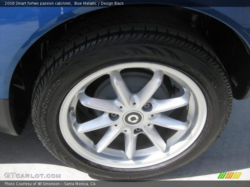 Blue Metallic / Design Black 2008 Smart fortwo passion cabriolet