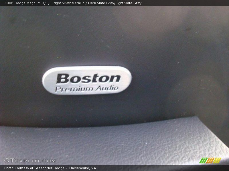 Bright Silver Metallic / Dark Slate Gray/Light Slate Gray 2006 Dodge Magnum R/T