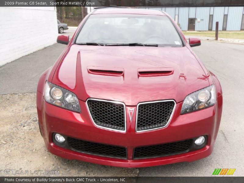 Sport Red Metallic / Onyx 2009 Pontiac G8 Sedan