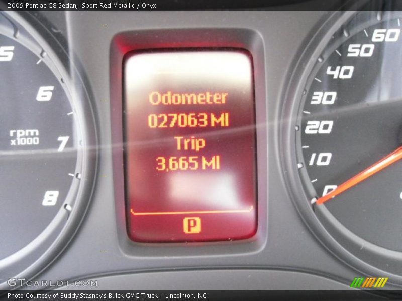 Sport Red Metallic / Onyx 2009 Pontiac G8 Sedan