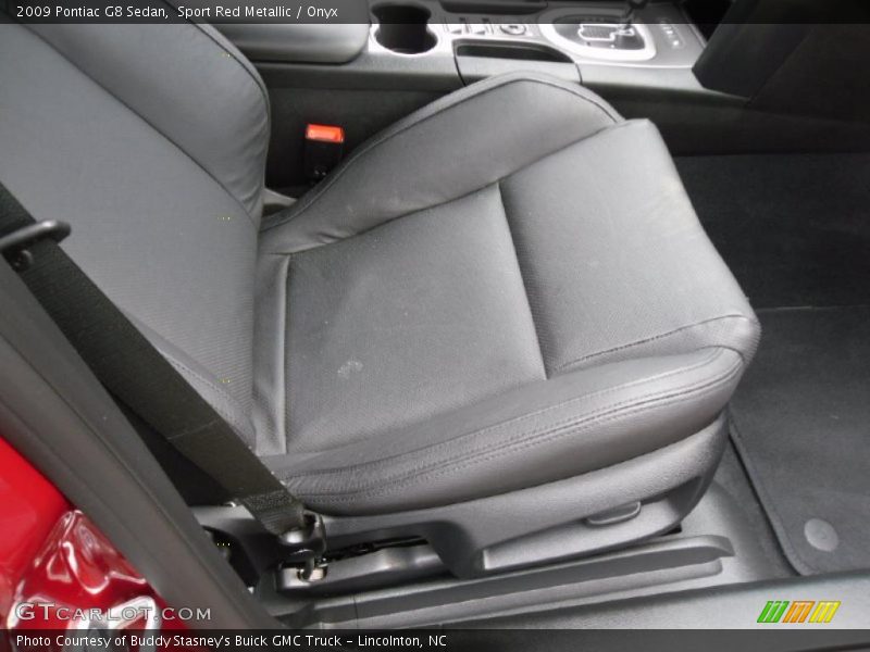 Sport Red Metallic / Onyx 2009 Pontiac G8 Sedan