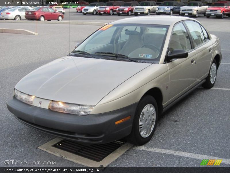 Gold / Tan 1997 Saturn S Series SL1 Sedan