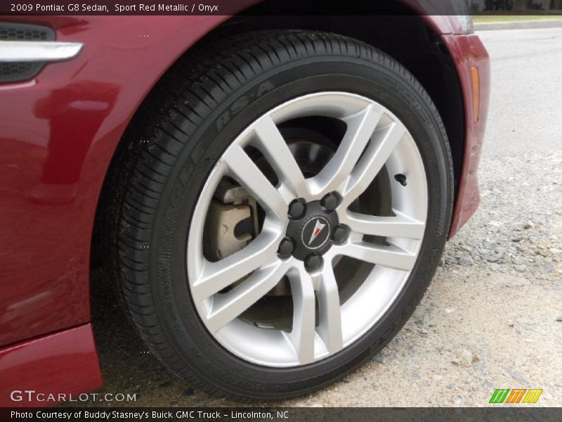 Sport Red Metallic / Onyx 2009 Pontiac G8 Sedan