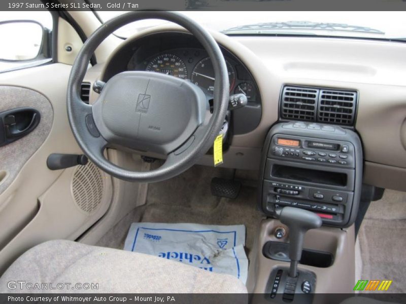 Gold / Tan 1997 Saturn S Series SL1 Sedan