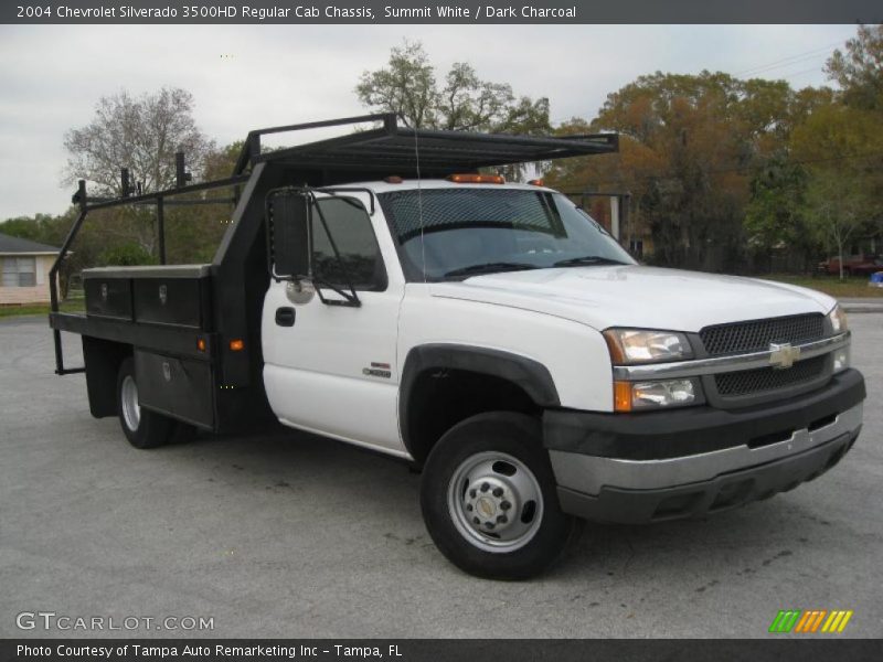 Summit White / Dark Charcoal 2004 Chevrolet Silverado 3500HD Regular Cab Chassis