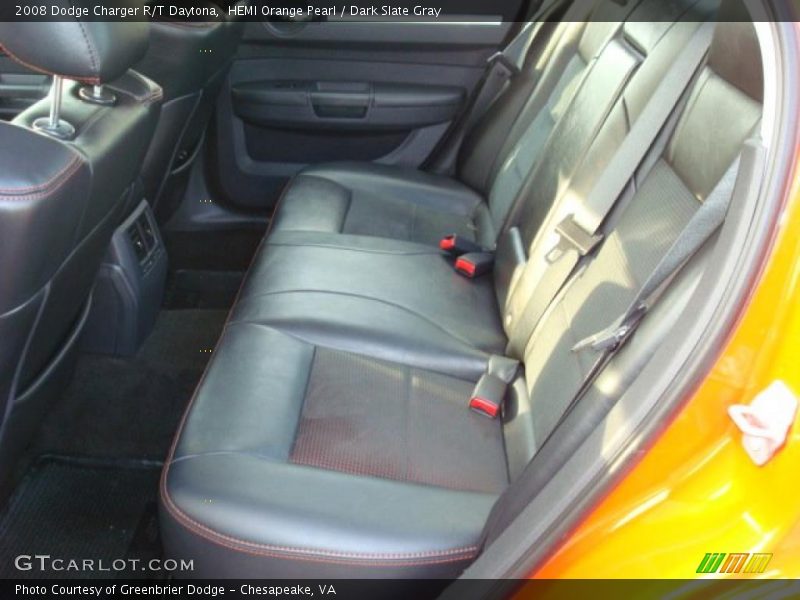HEMI Orange Pearl / Dark Slate Gray 2008 Dodge Charger R/T Daytona