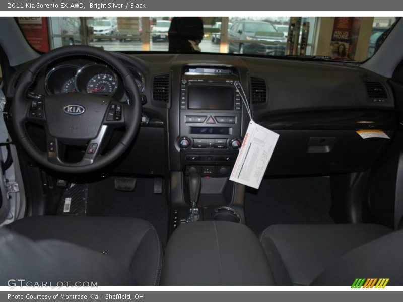 Bright Silver / Black 2011 Kia Sorento EX AWD