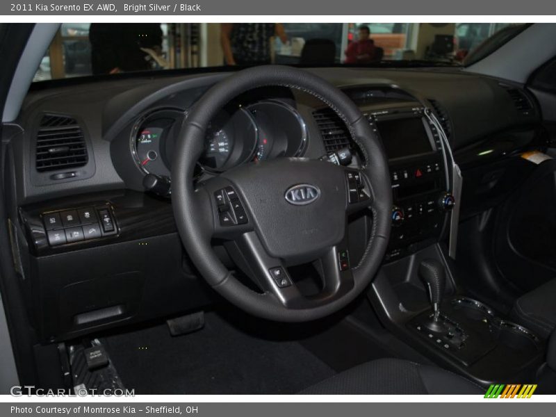 Bright Silver / Black 2011 Kia Sorento EX AWD