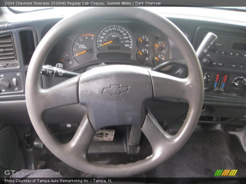 Summit White / Dark Charcoal 2004 Chevrolet Silverado 3500HD Regular Cab Chassis