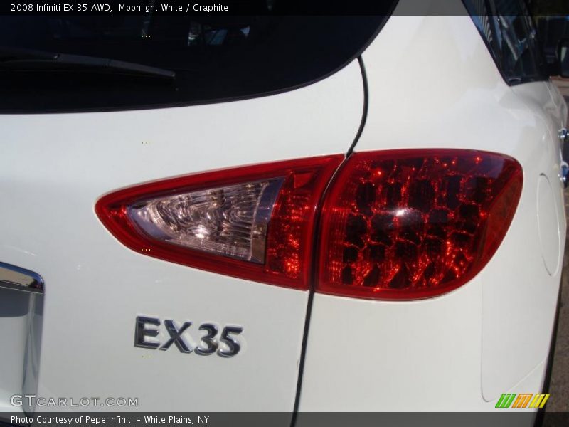 Moonlight White / Graphite 2008 Infiniti EX 35 AWD