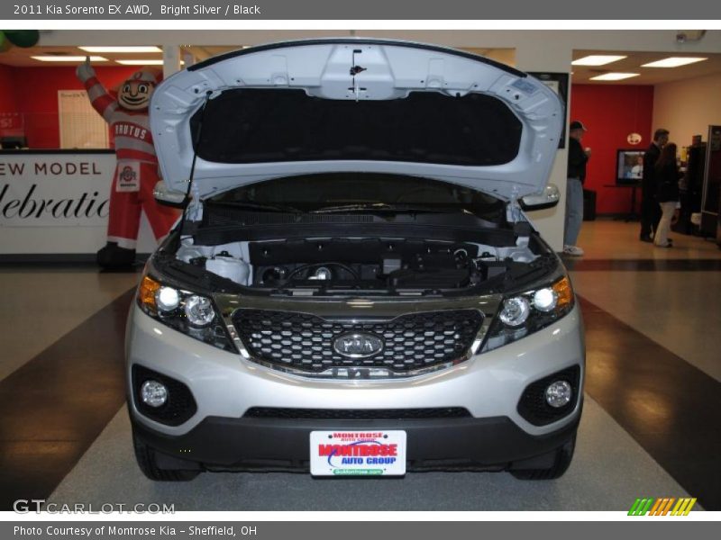 Bright Silver / Black 2011 Kia Sorento EX AWD