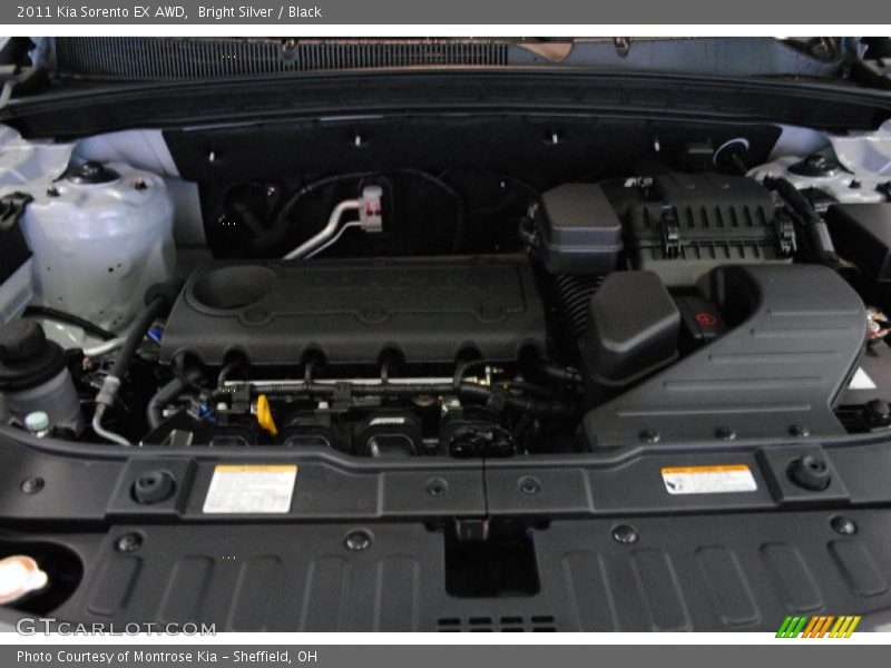 Bright Silver / Black 2011 Kia Sorento EX AWD