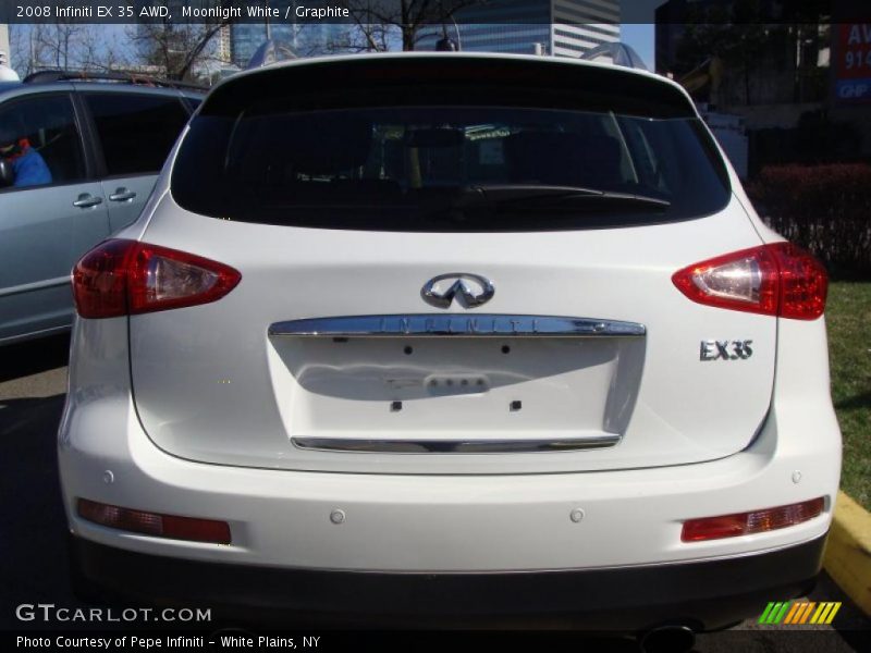 Moonlight White / Graphite 2008 Infiniti EX 35 AWD