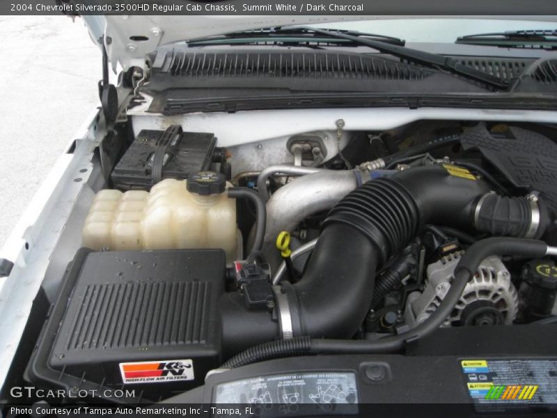 Summit White / Dark Charcoal 2004 Chevrolet Silverado 3500HD Regular Cab Chassis