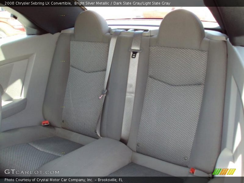 Bright Silver Metallic / Dark Slate Gray/Light Slate Gray 2008 Chrysler Sebring LX Convertible