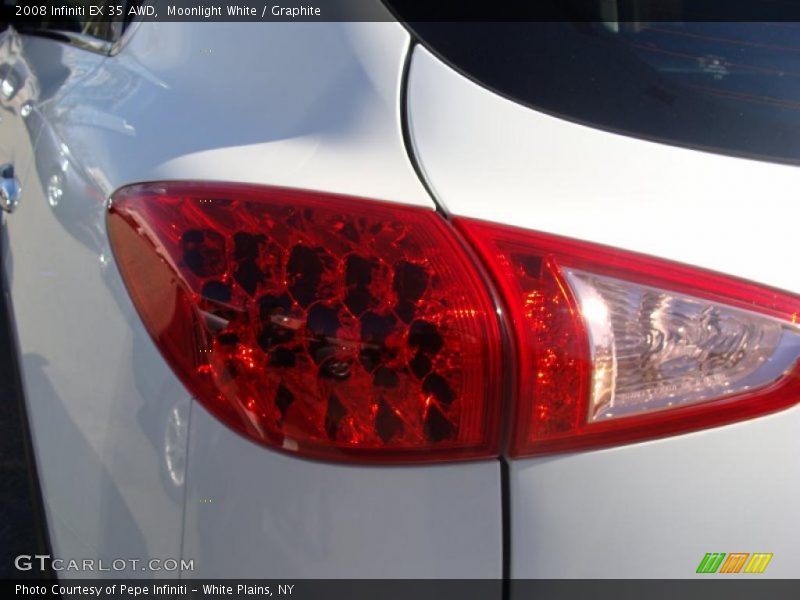 Moonlight White / Graphite 2008 Infiniti EX 35 AWD