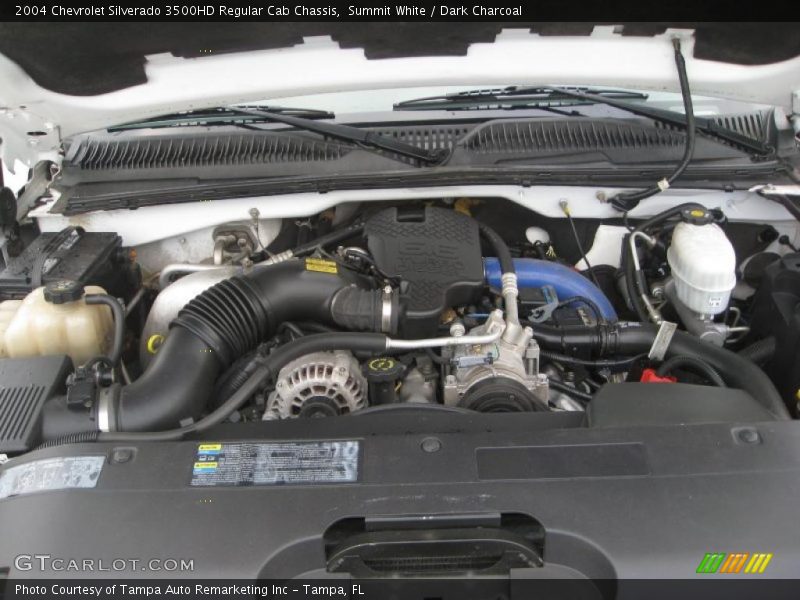 Summit White / Dark Charcoal 2004 Chevrolet Silverado 3500HD Regular Cab Chassis