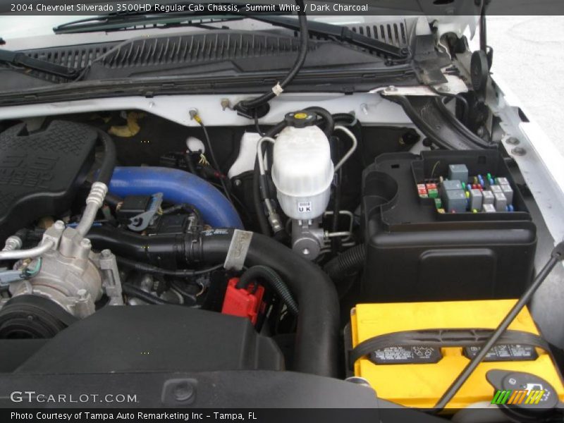 Summit White / Dark Charcoal 2004 Chevrolet Silverado 3500HD Regular Cab Chassis