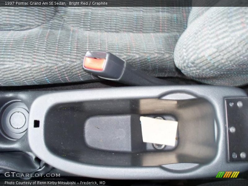 Bright Red / Graphite 1997 Pontiac Grand Am SE Sedan