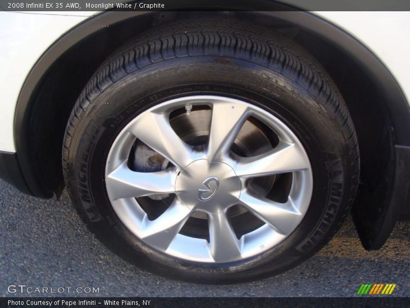 Moonlight White / Graphite 2008 Infiniti EX 35 AWD