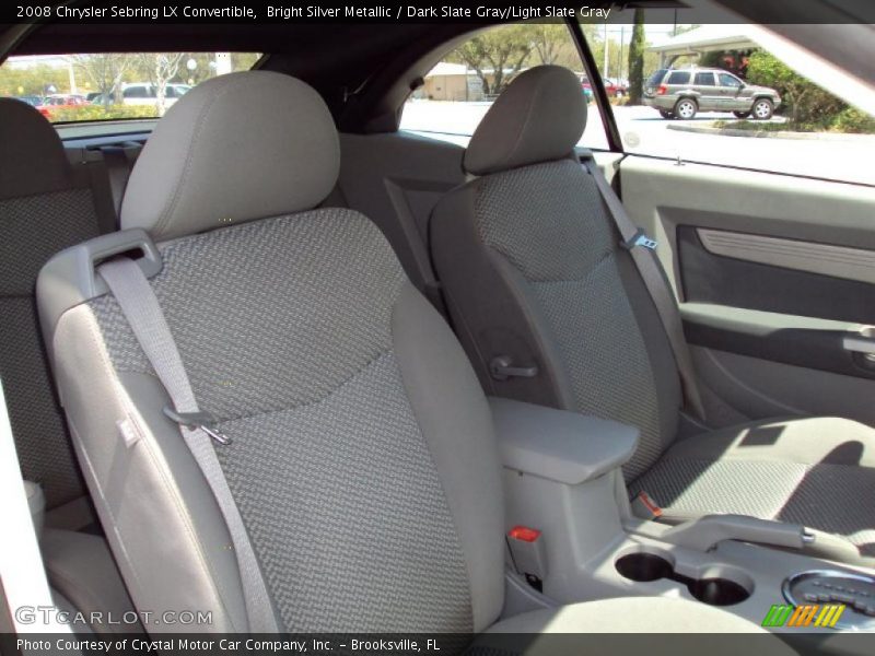 Bright Silver Metallic / Dark Slate Gray/Light Slate Gray 2008 Chrysler Sebring LX Convertible